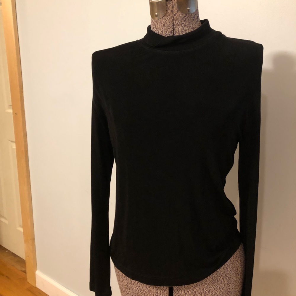 Chico’s Layering Essential Black Mock Turtleneck